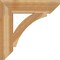 Ekena Millwork Thorton Slat Rough Sawn Bracket, Western Red Cedar, 6"W x 28"D x 28"H BKT06X28X28THR06RWR - alternate 2
